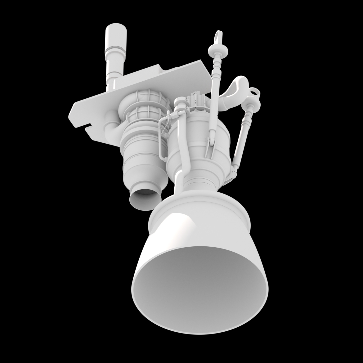 Falcon spacex with merlin 1D engine